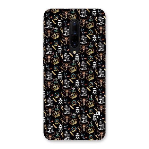 Cool Barber Pattern Back Case for OnePlus 7 Pro